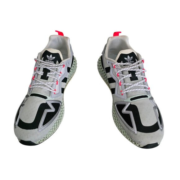 Adidas ZX 2K 4D Shoes Mens Size 12 Sneakers Faint Green Black - Picture 3 of 11